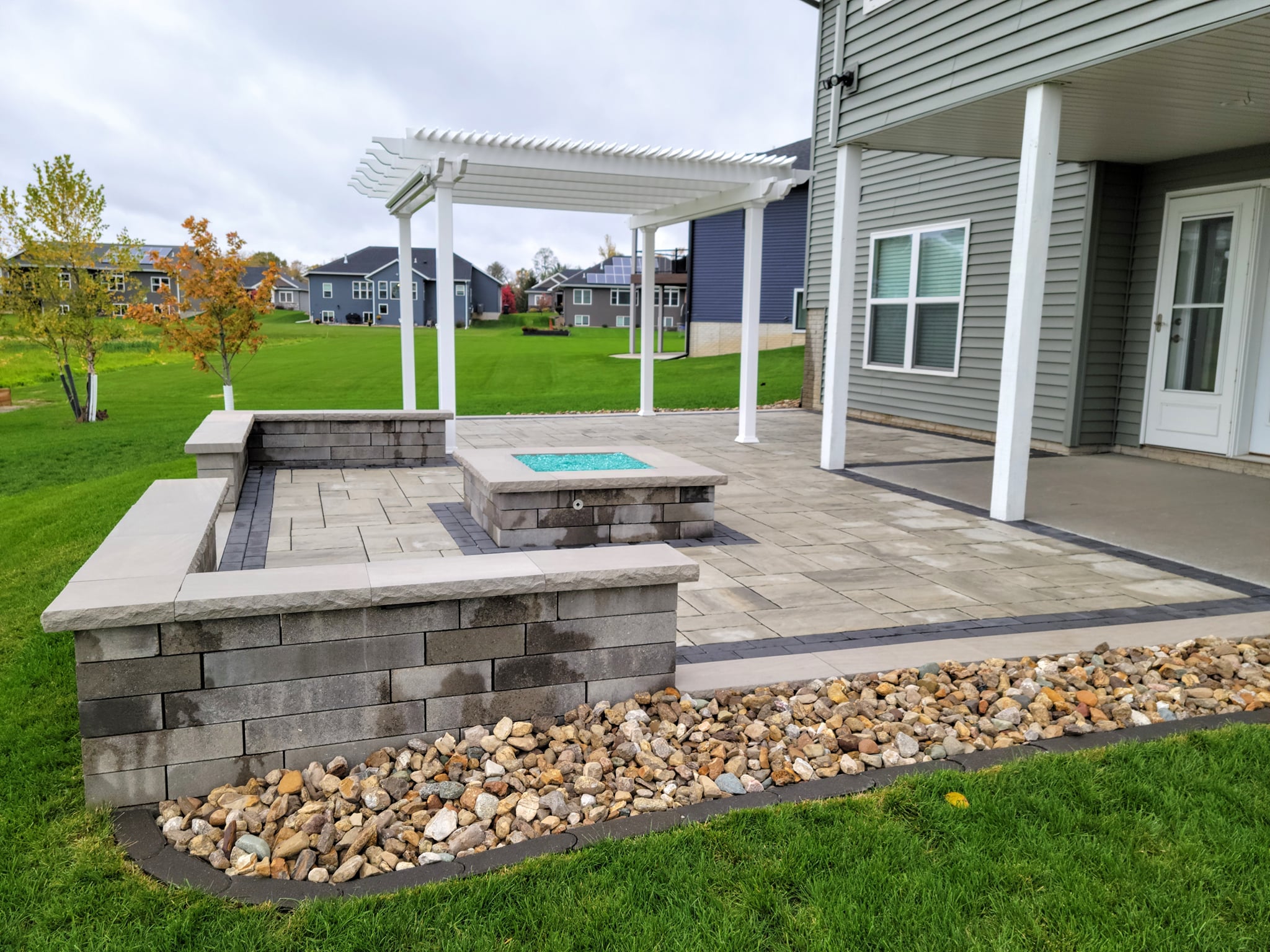 Stone Paver patio